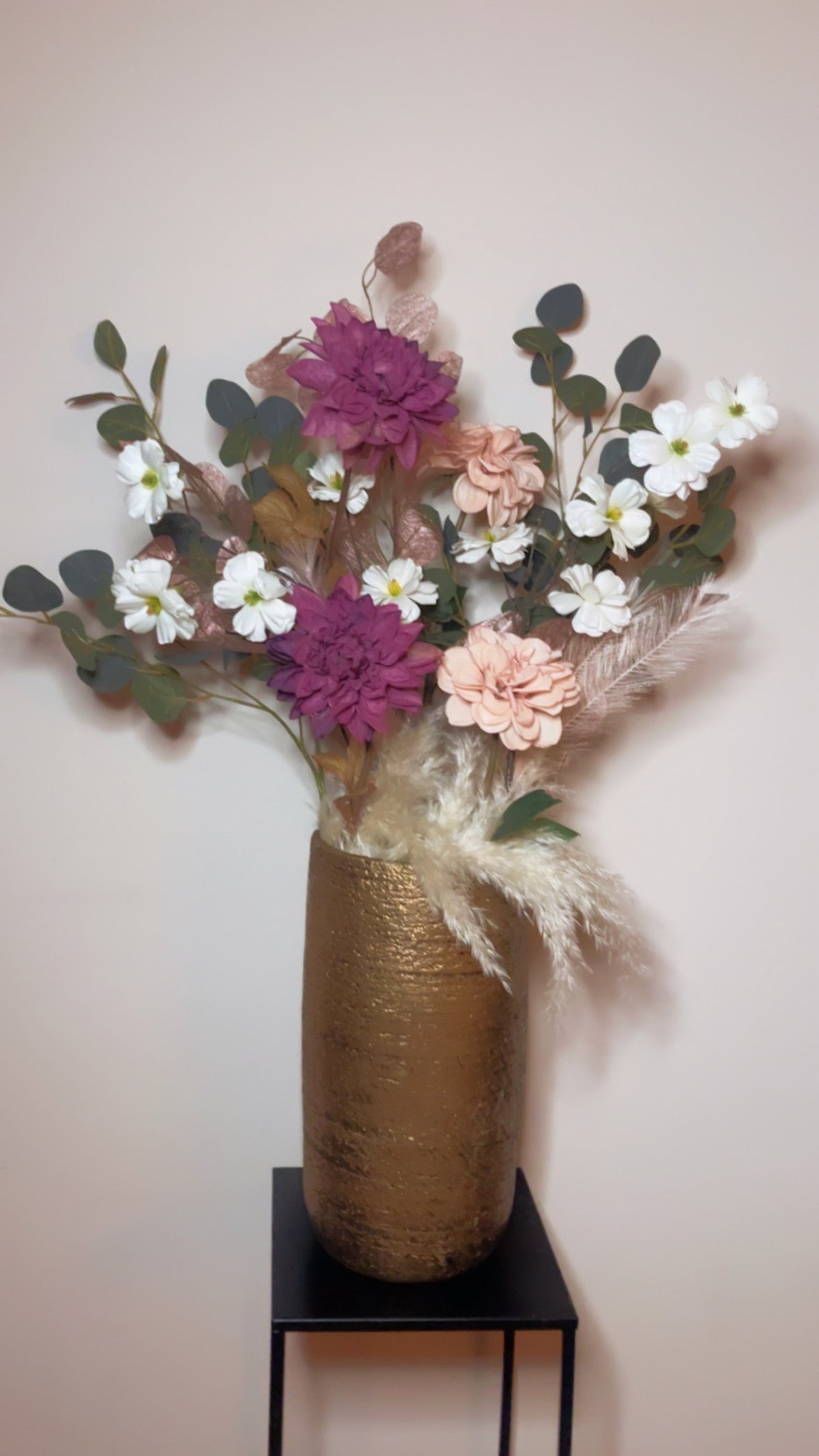 Zijdeboeket Lilly incl pot