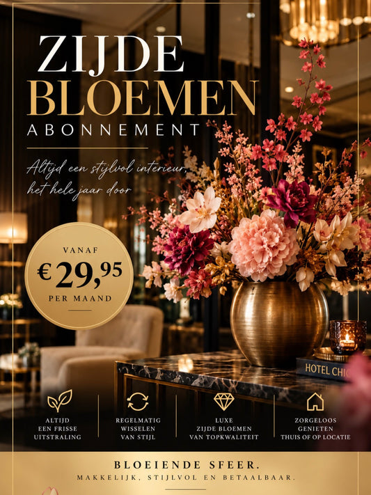 Zijde bloemen abonnement